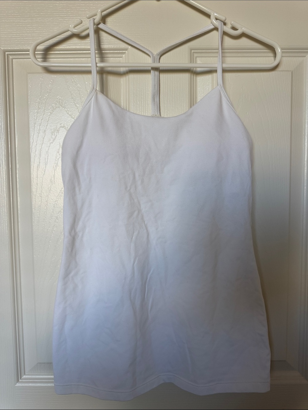 lululemon athletica White Slim-Strap Camisole